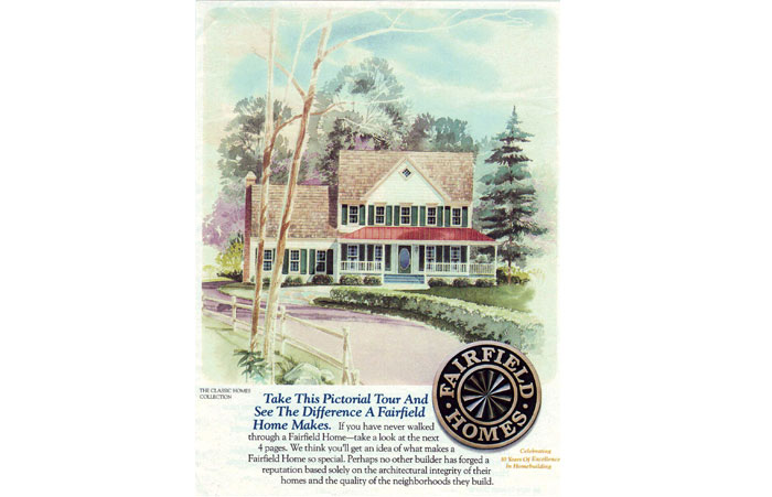 Fairfield Homes logo and Ad Campaign