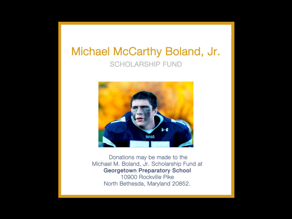 Michael M. Boland, Jr. Scholarship Fund