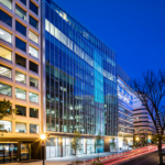 The Ad Agency's new offices at night