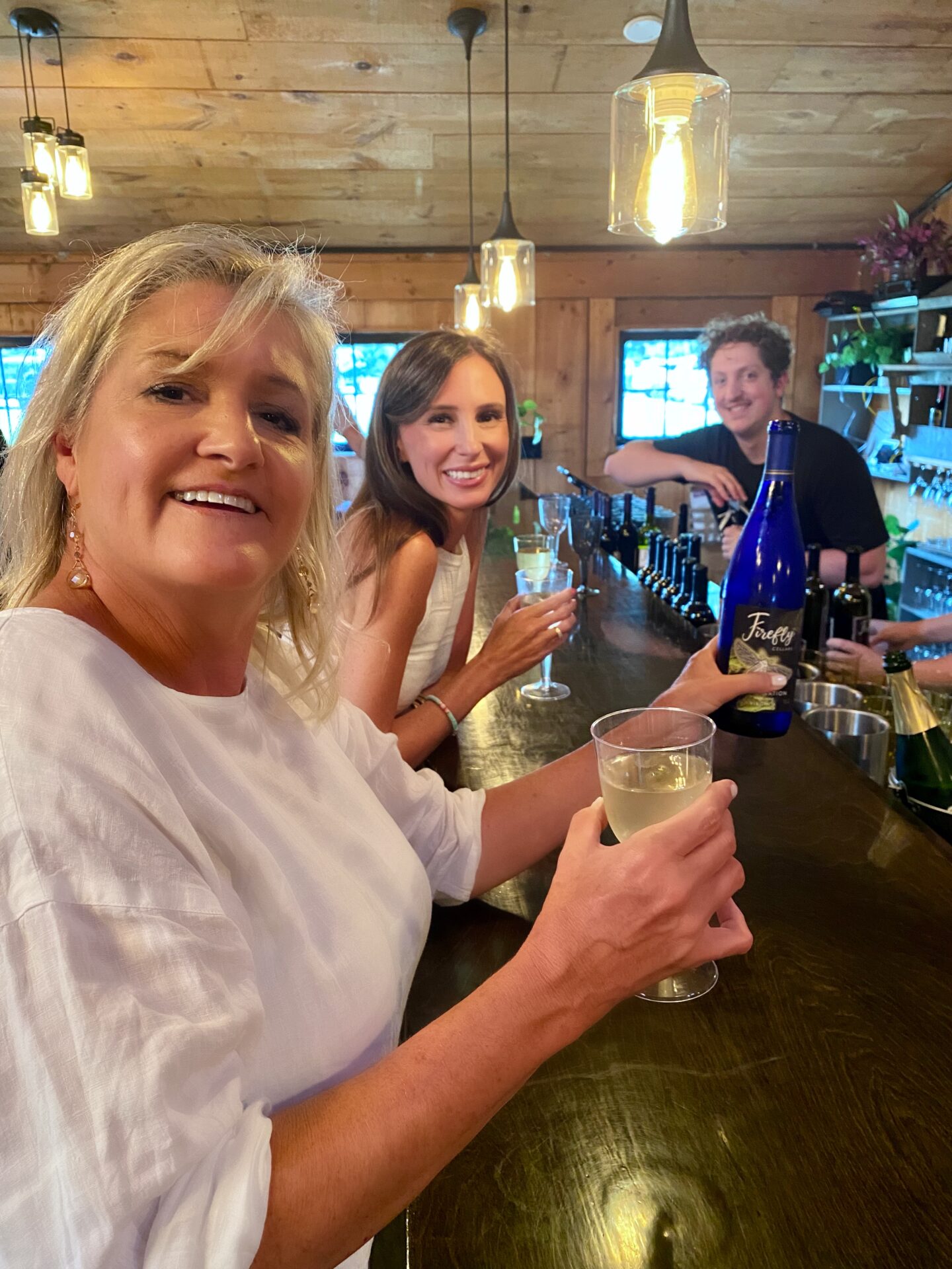 Debi Gasper with Monumental Sports & Entertainment at Firefly Cellars