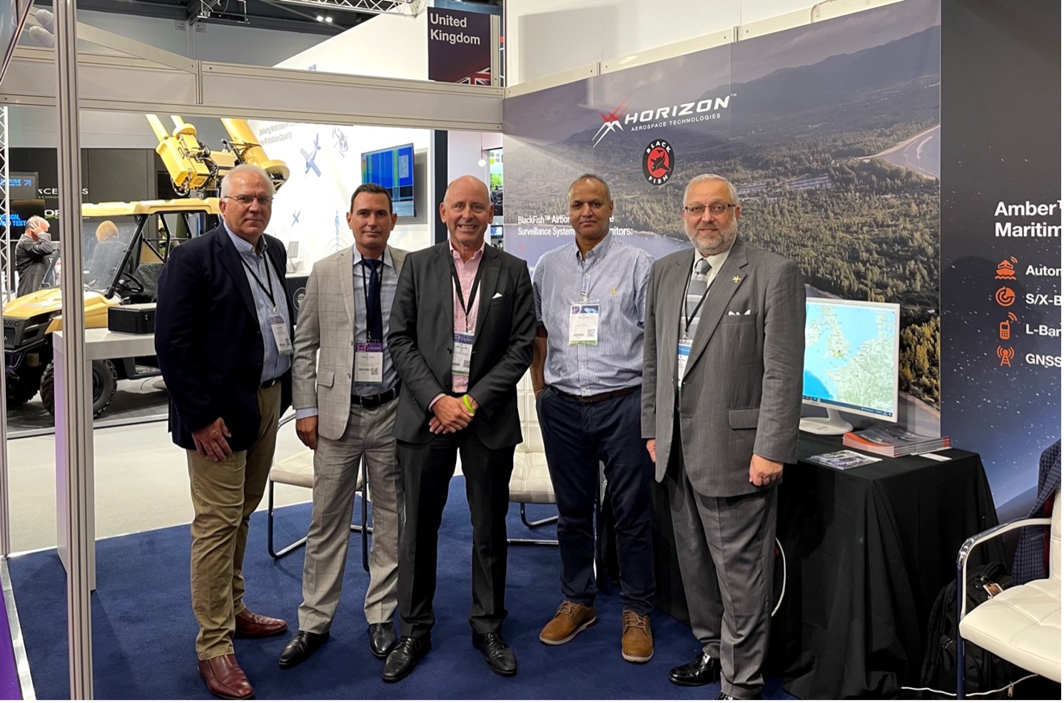 James Masey, Director of Business Development, Horizon Technologies, Frederic Urban, Head of Business Development – AMBER™, Horizon Space Technologies, John Beckner, CEO, Horizon Technologies, Bash Ahmed, COO, Horizon Aerospace Technologies, Rakesh Sharma, Chairman of the Board, Horizon Technologies