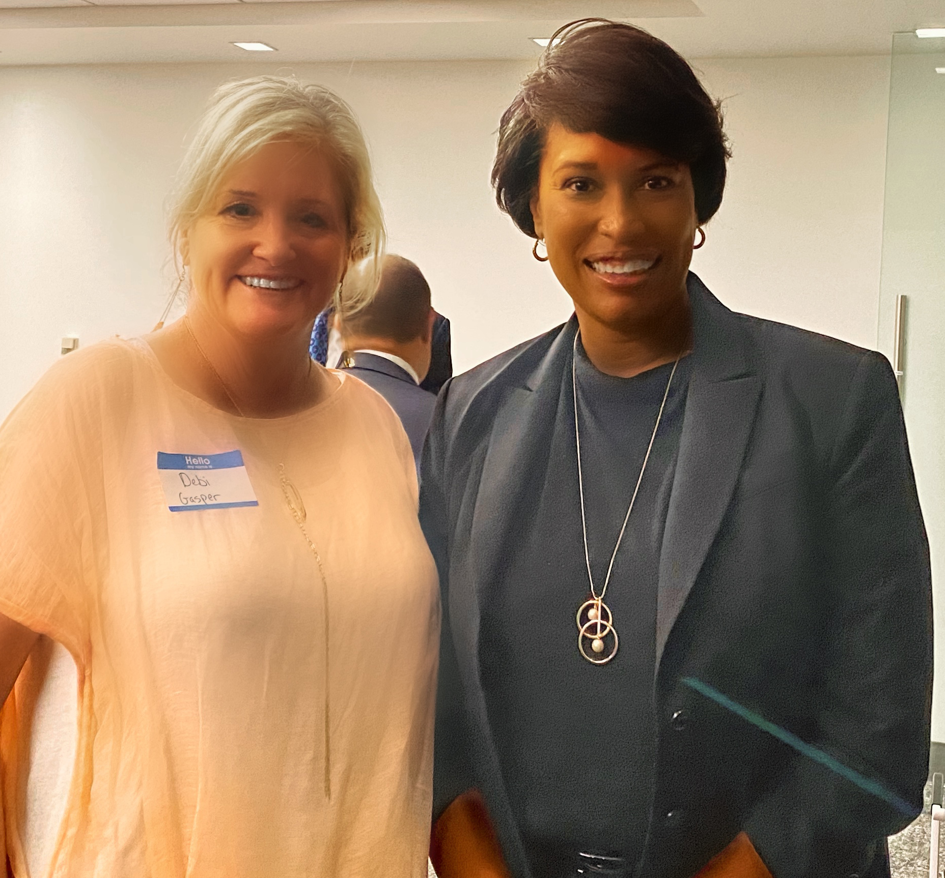 Debi Gasper and Mayor Muriel Bowser have Lunch in Washington, DC